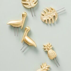 Anthropologie corn on the cob prong holders set
